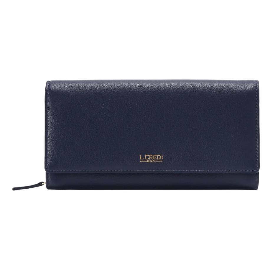 L.Credi L.CREDI Portemonnee Evelyn nachtblauw / goud -