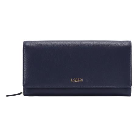 L.Credi L.CREDI Portemonnee Evelyn nachtblauw / goud