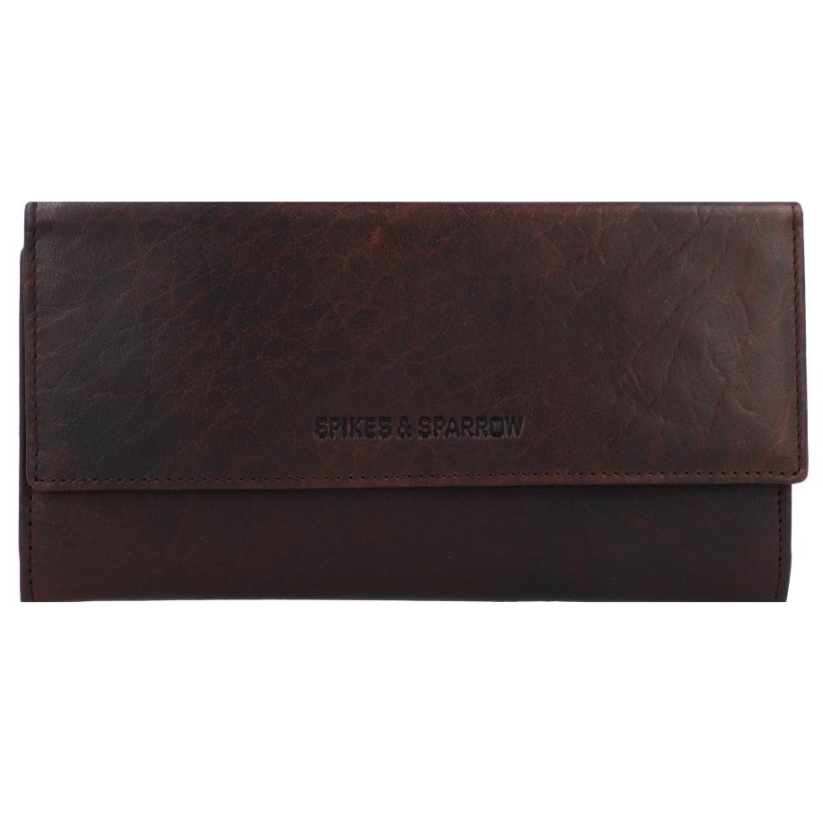 Spikes & Sparrow Spikes & Sparrow Portemonnee bruin -