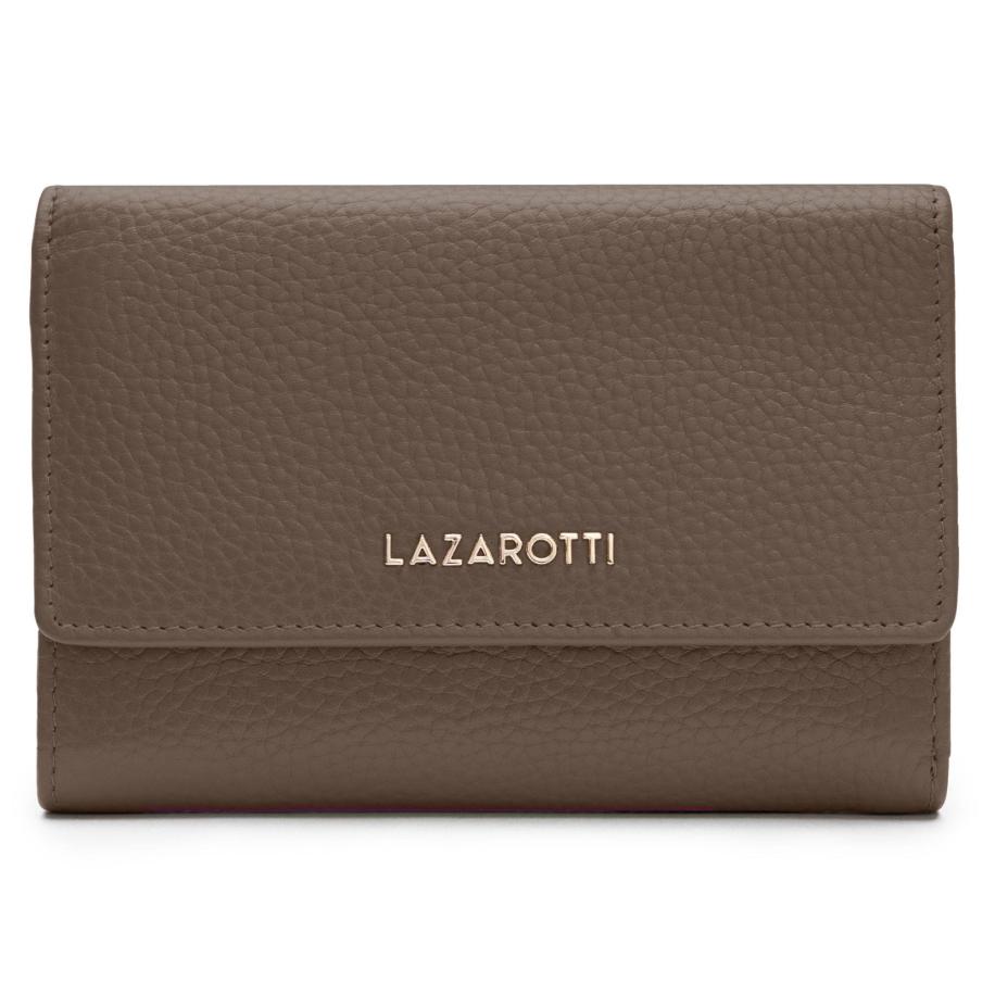Lazarotti Lazarotti Portemonnee Bologna chocoladebruin / goud -