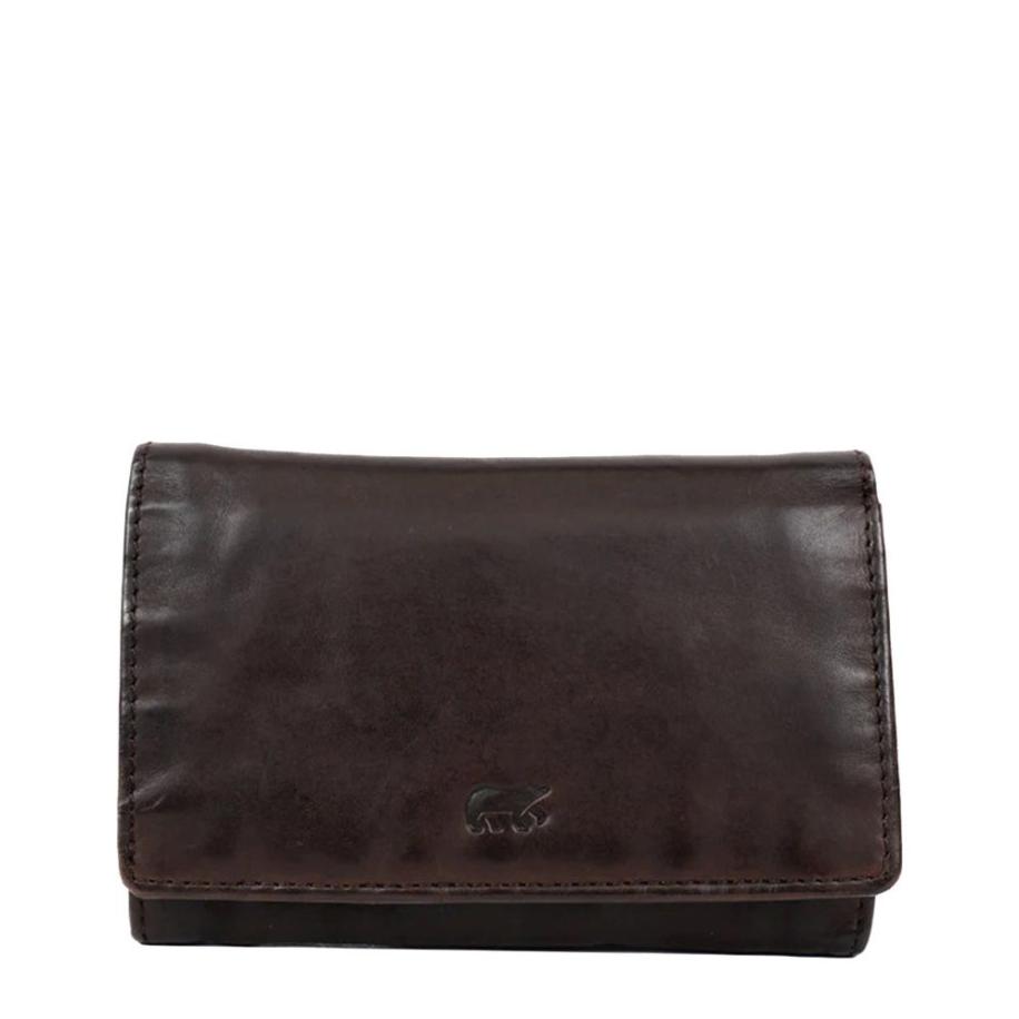 Bear Design Cow Lavato Wallet brown Bruin