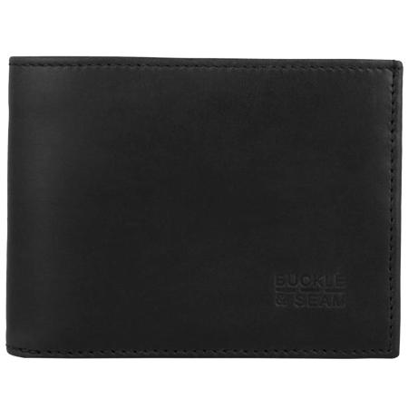 Buckle & Seam Buckle & Seam Portemonnee Bill zwart