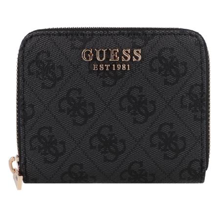 Guess GUESS Portemonnee LAUREL II SLG SMALL ZIP AROUND grafiet / zwart