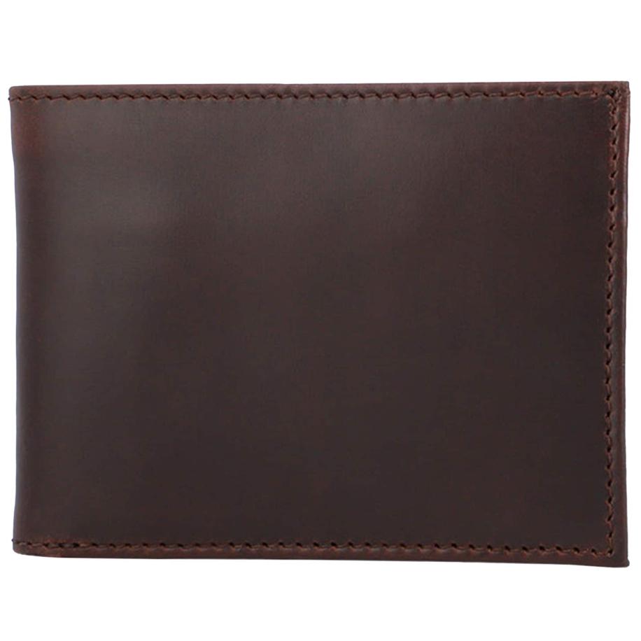 Buckle & Seam Buckle & Seam Portemonnee Bill donkerbruin -