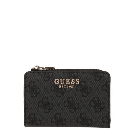 Guess GUESS Portemonnee LAUREL II SLG ZIP ARND CRD CSE grafiet / zwart