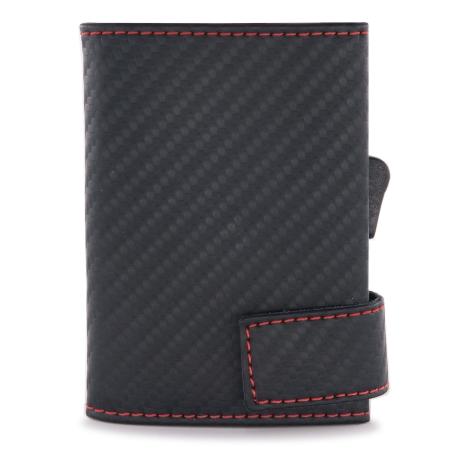 SecWal Portemonnee donkerbruin / rood