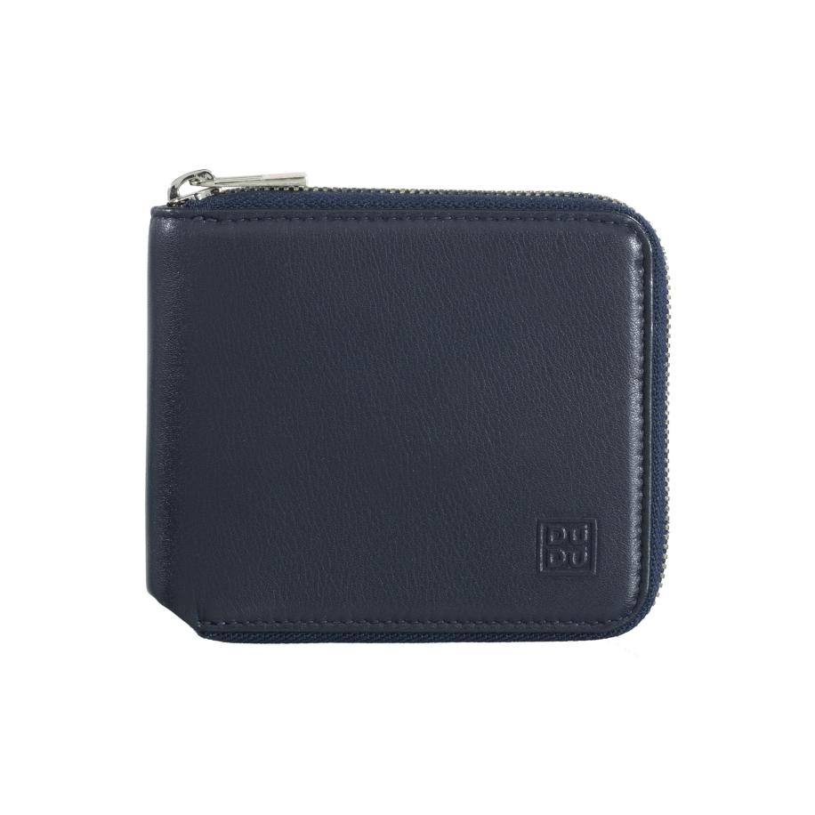 DuDu DuDu Portemonnee Faro nachtblauw / opaal / oranjerood -