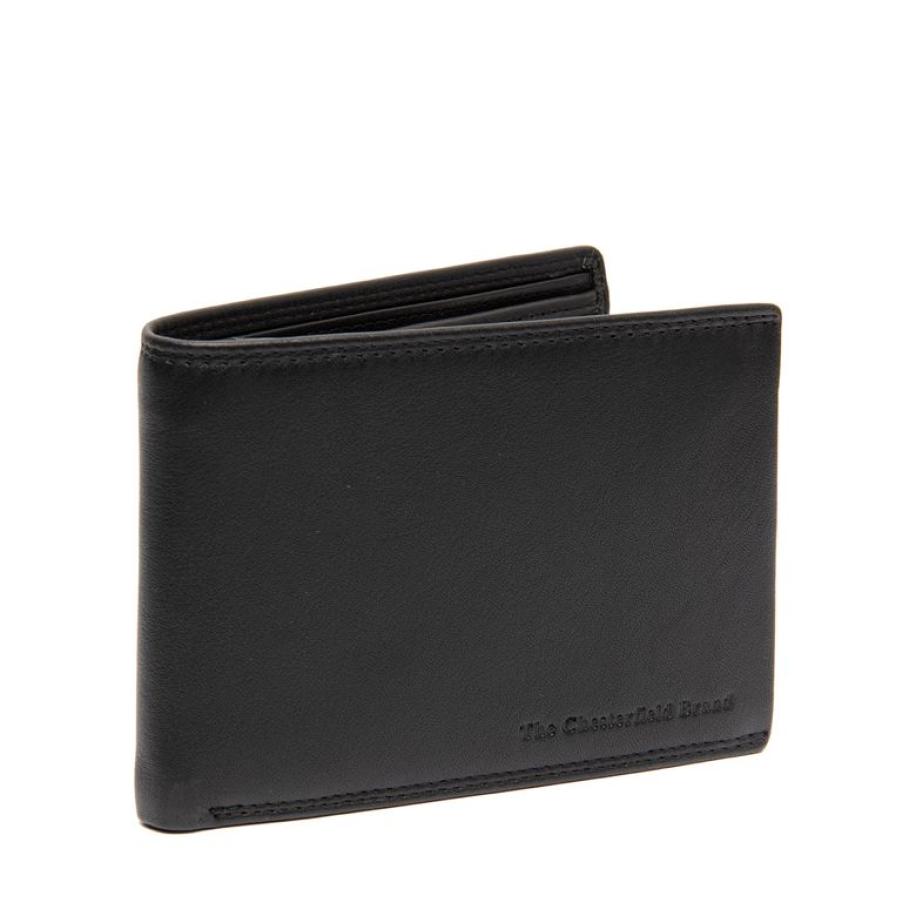 The Chesterfield Brand Lynnwood Billfold Wide black Zwart