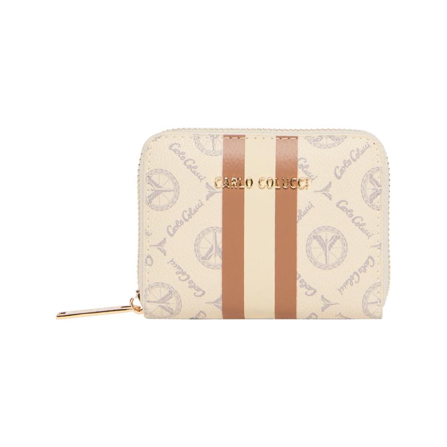 carlo colucci Carlo Colucci Portemonnee Elma crème / bruin -
