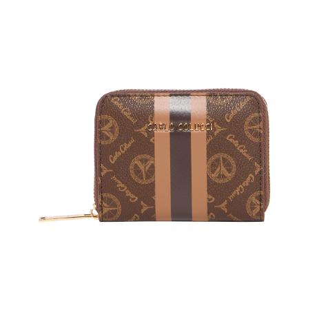 carlo colucci Carlo Colucci Portemonnee Elma bruin / lichtbruin