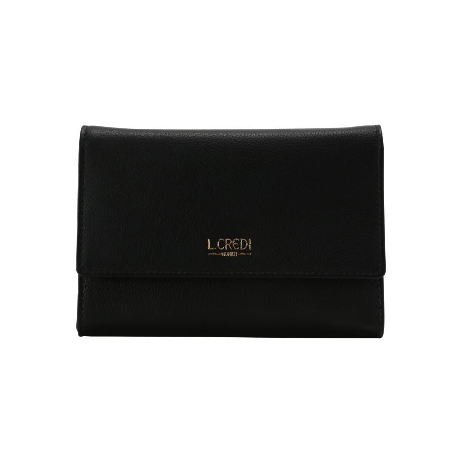 L.Credi L.CREDI Portemonnee Evelyn zwart -