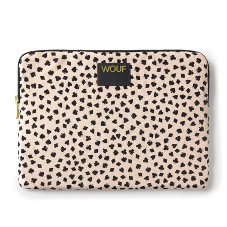 Wouf Wouf Tablethoes Daily ivoor / zwart