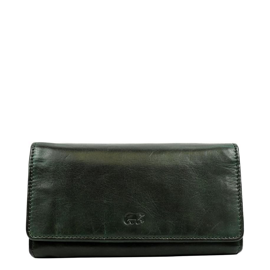 Bear Design Cow Lavato Wallet CL9918 green Groen