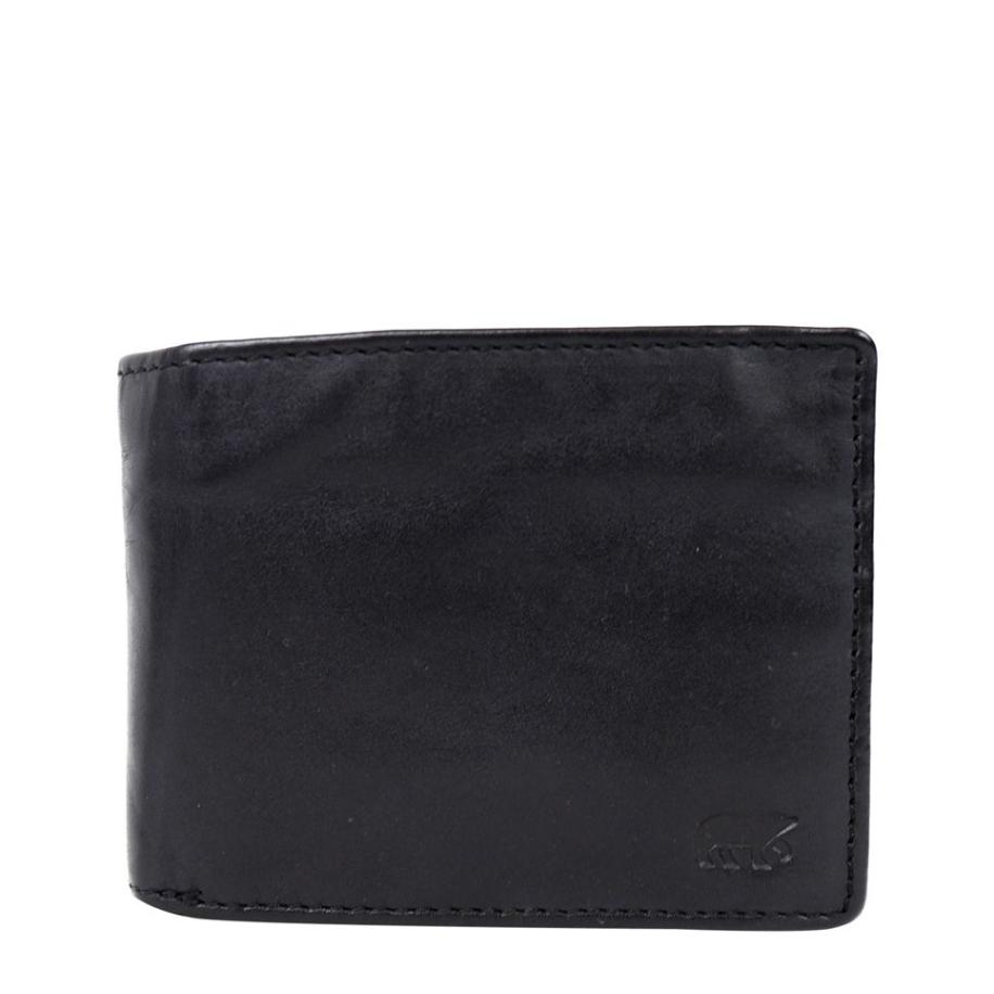 Bear Design Jim Billfold Wallet black Zwart