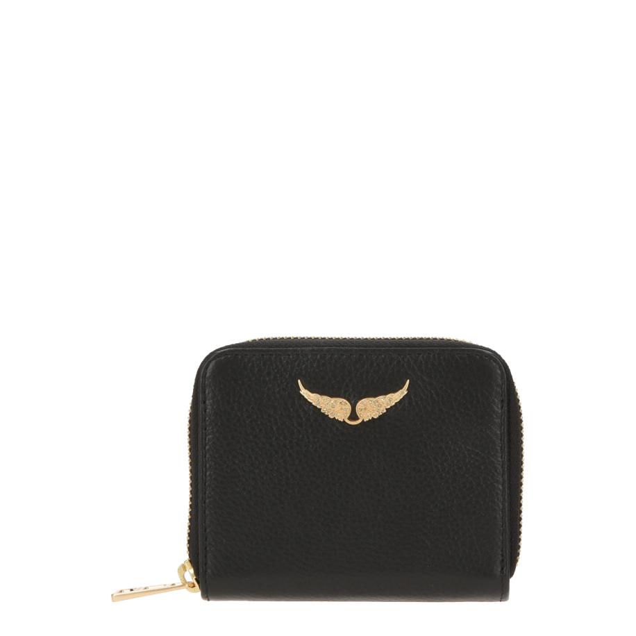 Zadig & Voltaire Zadig & Voltaire Portemonnee MINI goud / zwart -