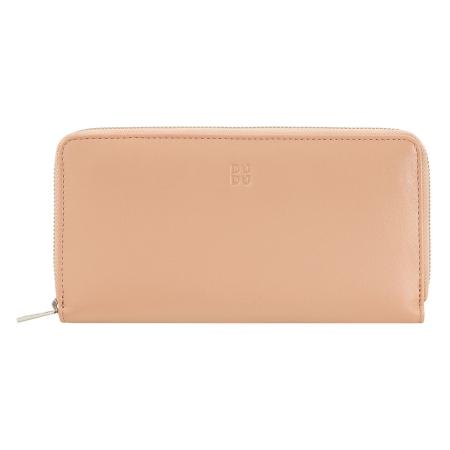 DuDu DuDu Portemonnee Geldbörse bruin / koraal