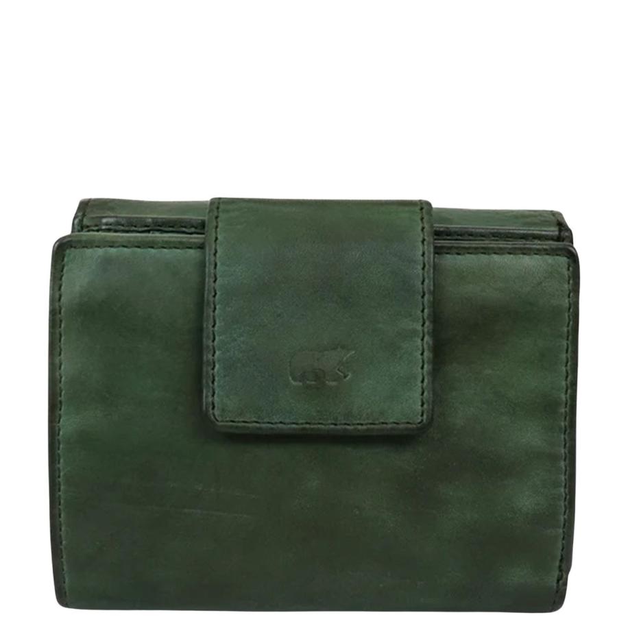 Bear Design Cow Lavato Jill Wallet CL16211 green Groen