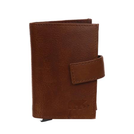 Bear Design Elsie Cardholder Wallet cognac