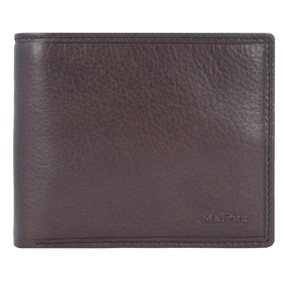 Maître Maître Portemonnee Grumbach Gathman donkerbruin -