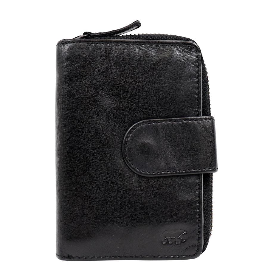 Bear Design Cow Lavato Wallet CL13550 black Zwart