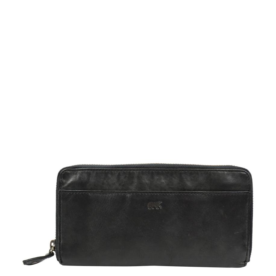 Bear Design Cow Lavato Wallet CL15882 black Zwart