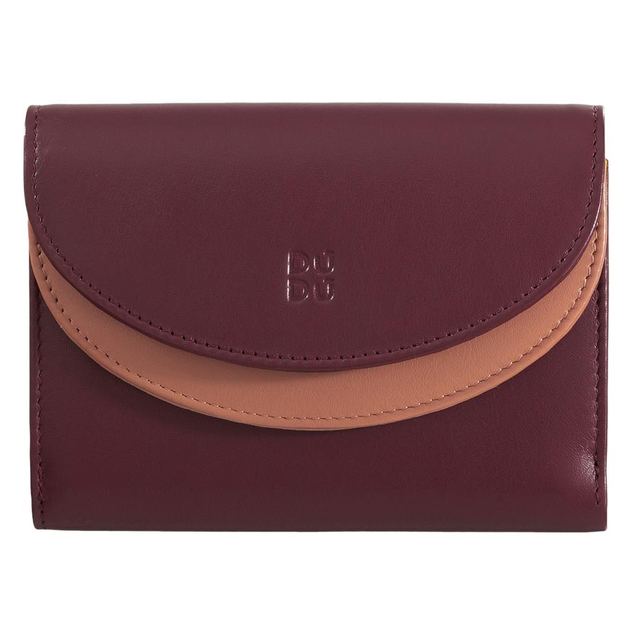 DuDu DuDu Portemonnee geel / abrikoos / bourgogne / zwart -