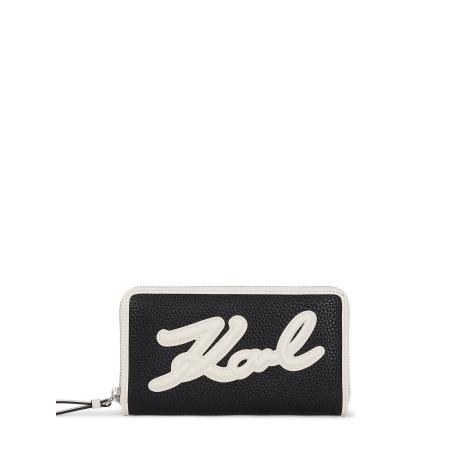 Karl Lagerfeld Karl Lagerfeld Portemonnee Skuare zwart / wit