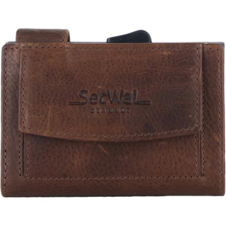SecWal SecWal Portemonnee Rfid bruin