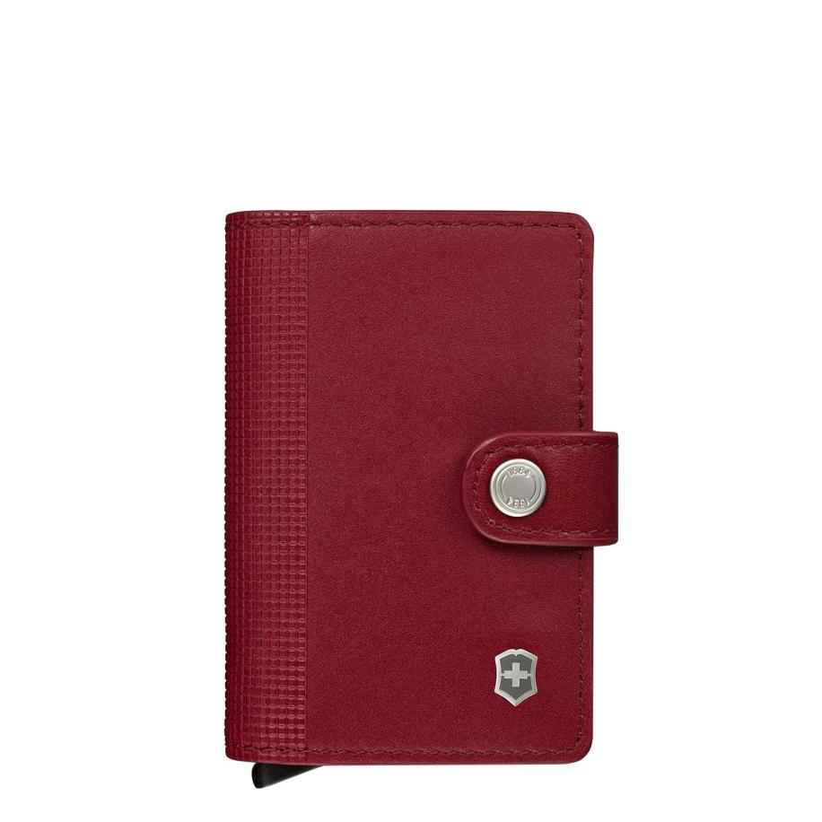 Victorinox Altius Secrid Leather Card Wallet victorinox red Rood