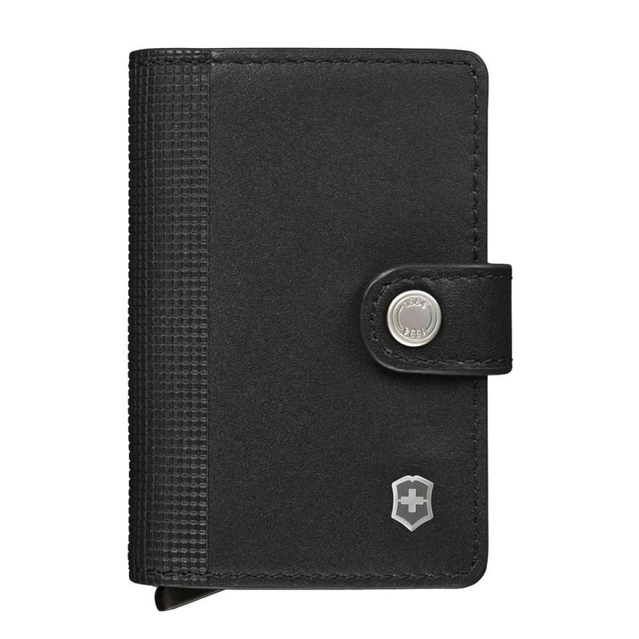 Victorinox Altius Secrid Leather Card Wallet black Zwart