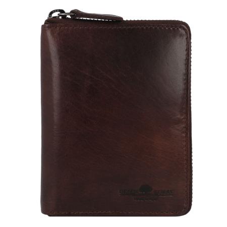 GreenBurry GREENBURRY Portemonnee Newport donkerbruin