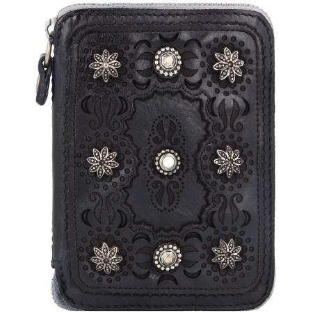 Campomaggi Campomaggi Portemonnee zwart / zilver