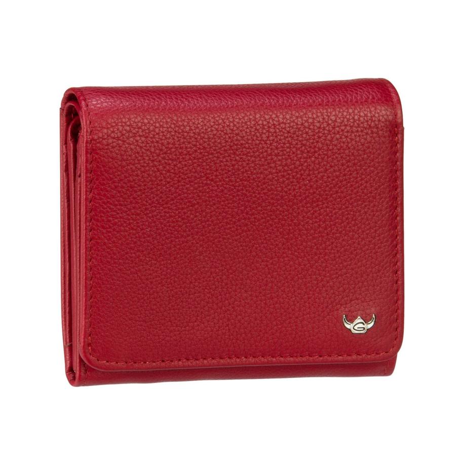 GOLDEN HEAD GOLDEN HEAD Portemonnee Madrid rood / zilver -