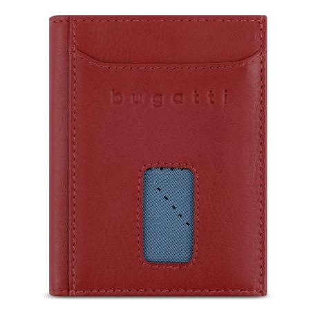 Bugatti bugatti Portemonnee Secure Slim blauw / rood