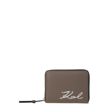 Karl Lagerfeld Karl Lagerfeld Portemonnee taupe / zilver