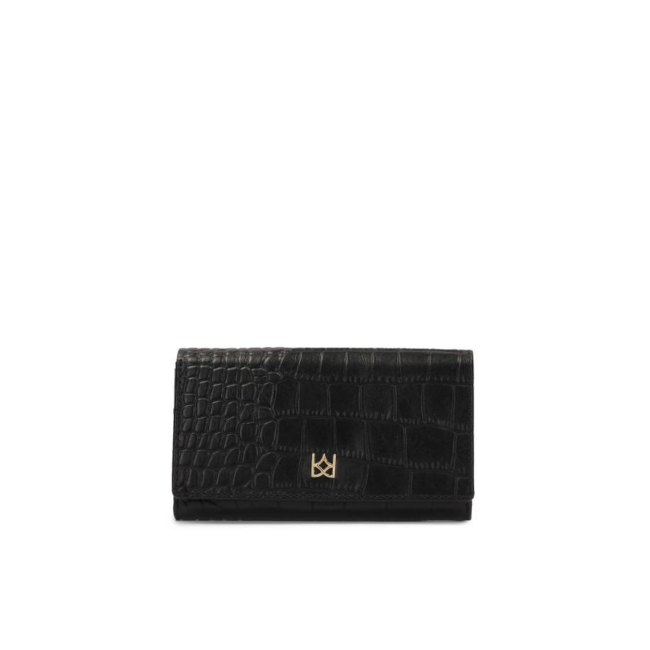 Kazar Portemonnee zwart Zwart