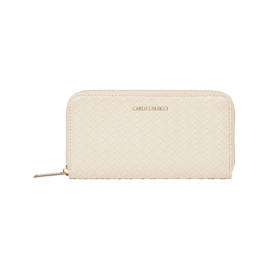 carlo colucci Carlo Colucci Portemonnee di Biasio crème -