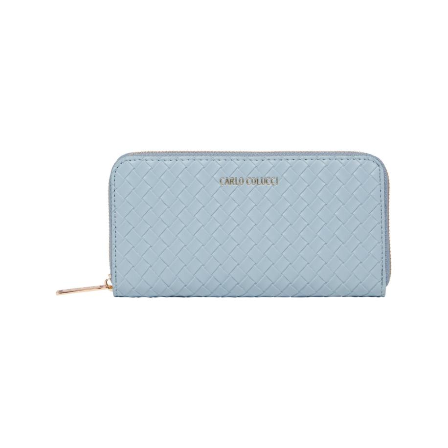 carlo colucci Carlo Colucci Portemonnee di Biasio lichtblauw / goud -