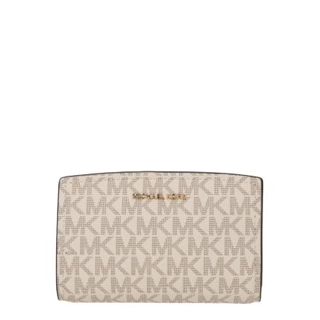 Michael Kors MICHAEL Michael Kors Portemonnee ecru / donkerbruin