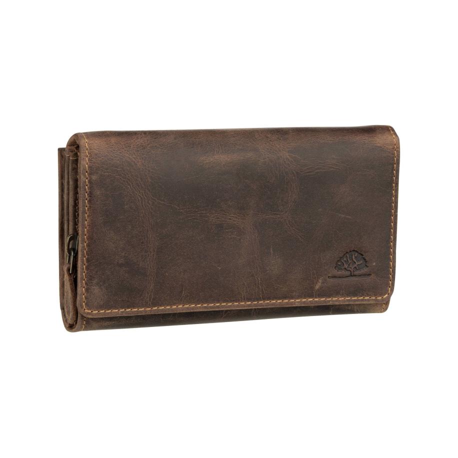 GreenBurry GREENBURRY Portemonnee Vintage 1533 bruin -