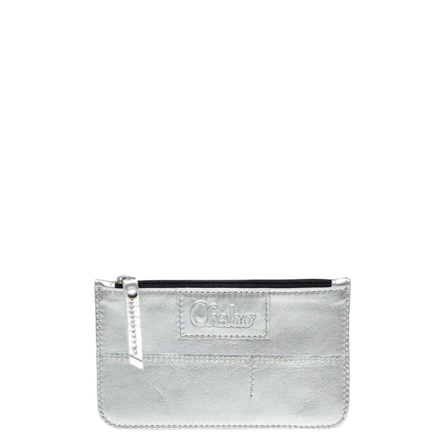 Chabo Cards & Coins Wallet silver Zilver