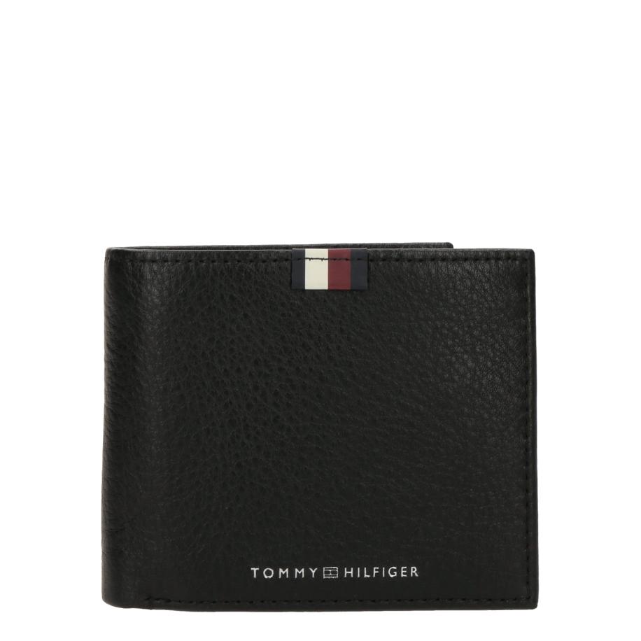 Tommy Hilfiger TOMMY HILFIGER Portemonnee TH PREM LEA zwart -