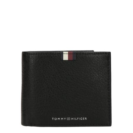 Tommy Hilfiger TOMMY HILFIGER Portemonnee TH PREM LEA zwart