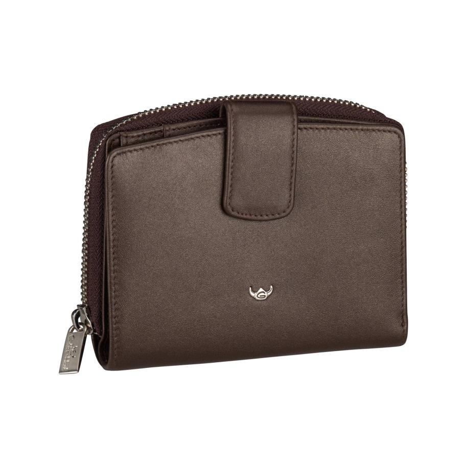 GOLDEN HEAD GOLDEN HEAD Portemonnee Valencia donkerbruin -
