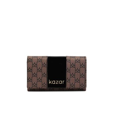 Kazar Kazar Portemonnee bruin / zwart