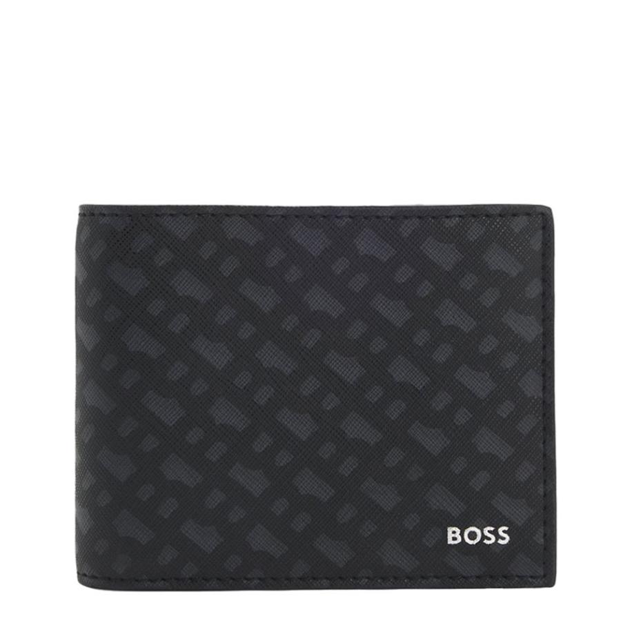 Boss Zair Mn Trifold black Zwart