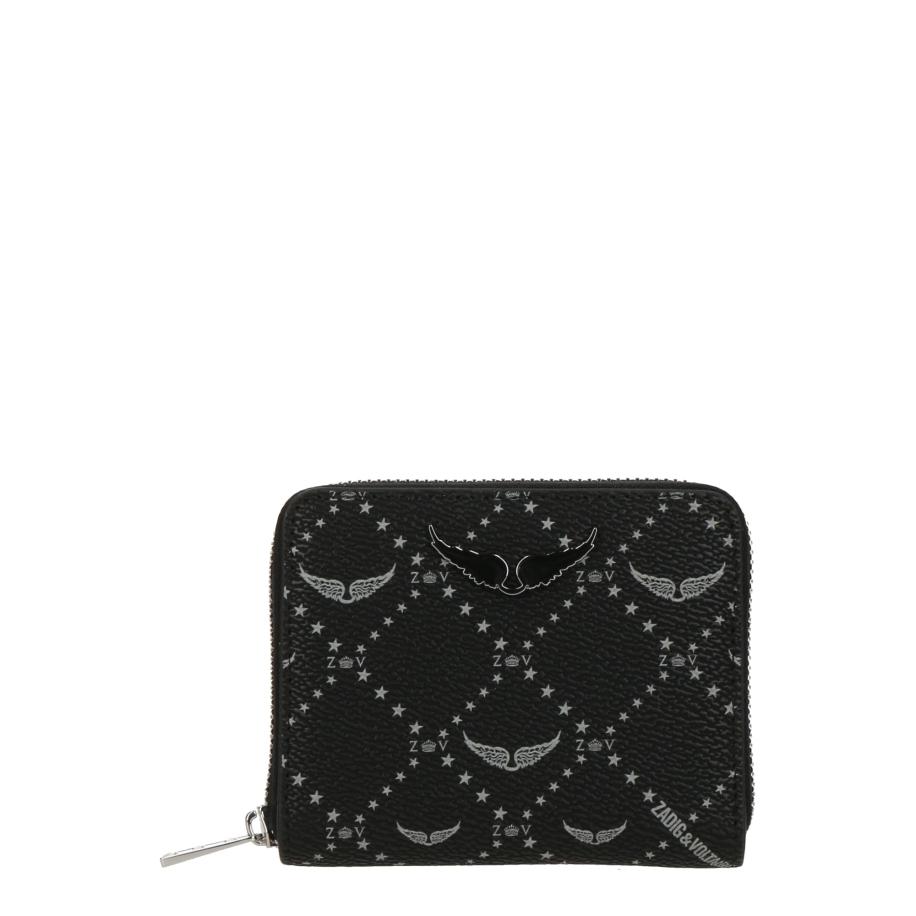 Zadig & Voltaire Zadig & Voltaire Portemonnee lichtgrijs / zwart -