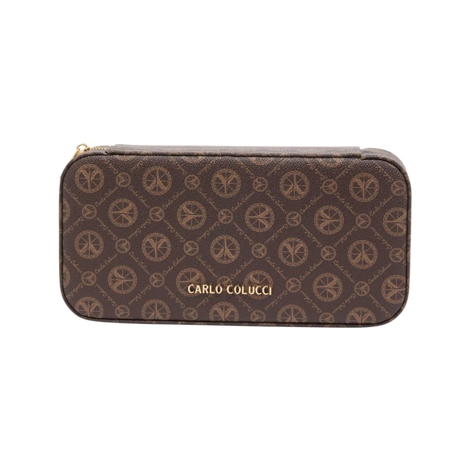 carlo colucci Carlo Colucci Portemonnee DeGiorgi bruin -