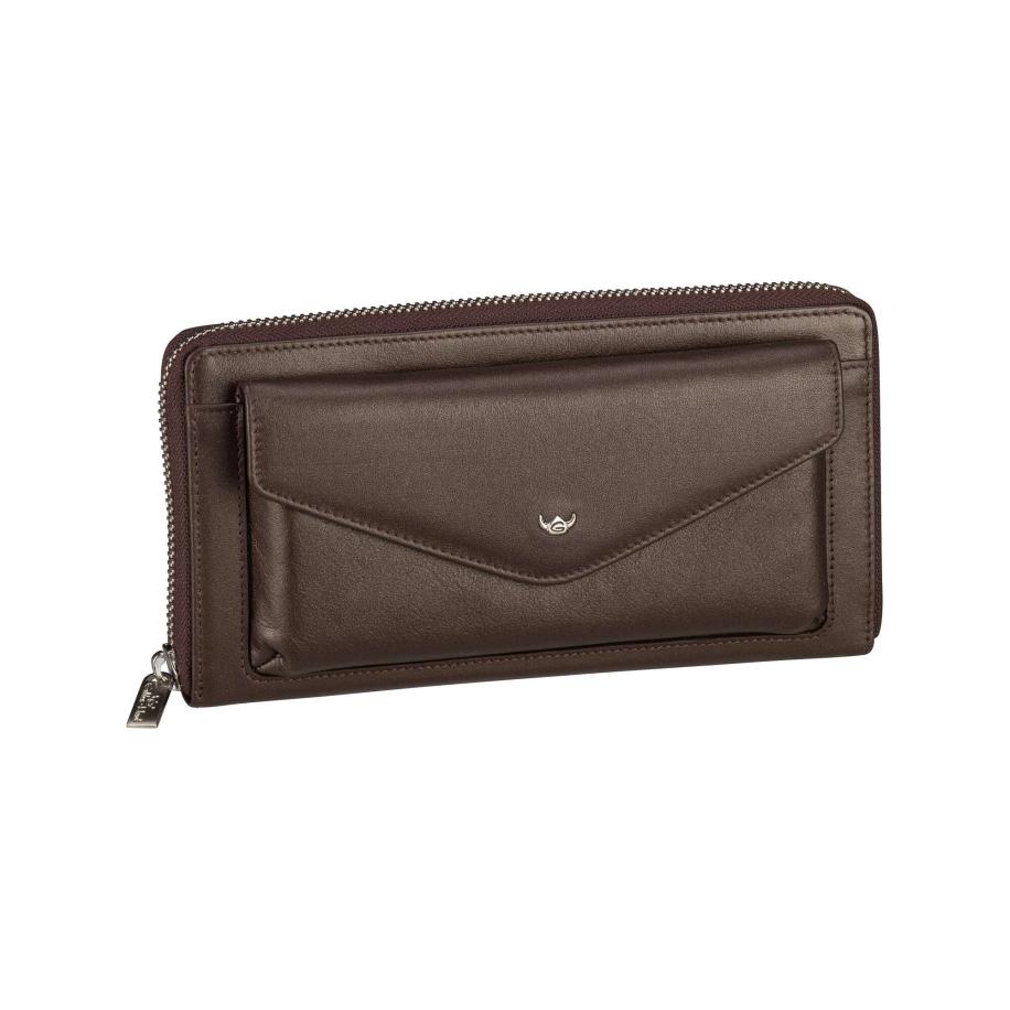 GOLDEN HEAD GOLDEN HEAD Portemonnee Valencia donkerbruin -