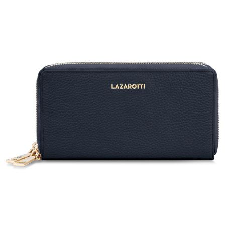 Lazarotti Lazarotti Portemonnee Bologna donkerblauw / goud